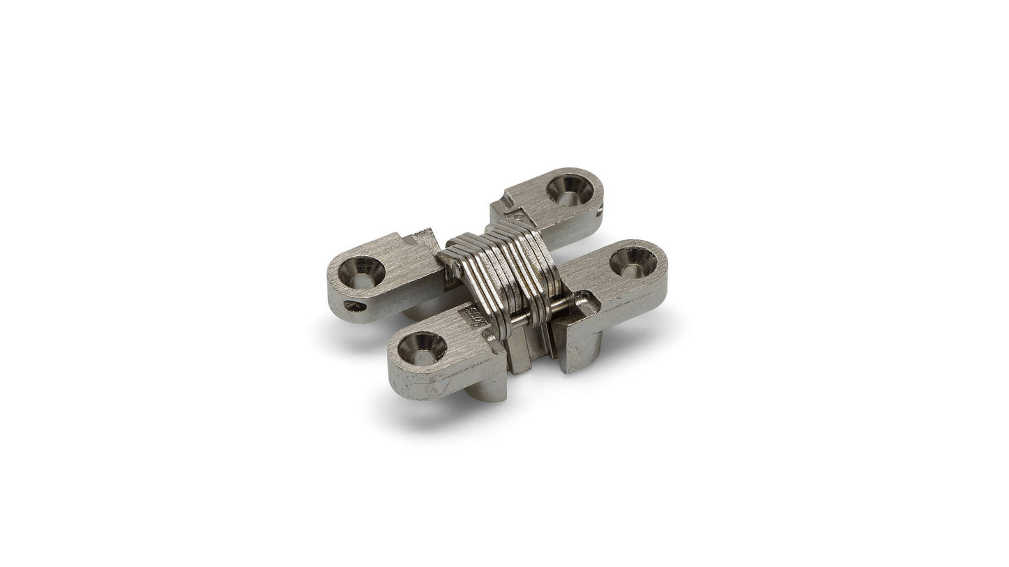 SOSS 101 NP / 9.5x042 mm / deurdikte ca. 13 mm / vernikkeld Dulimex