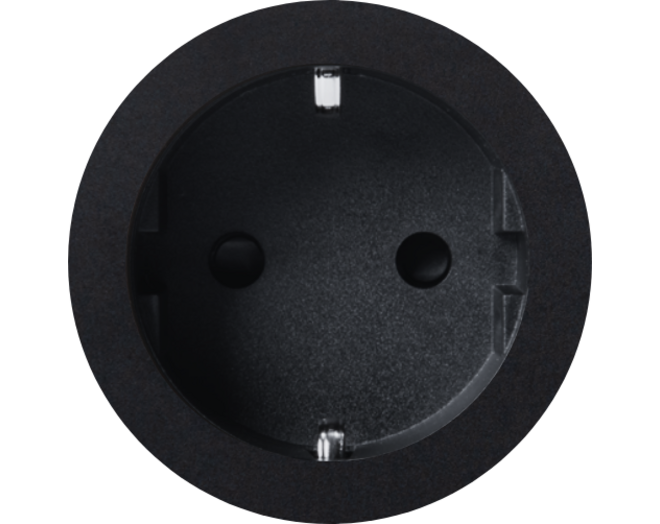 Rond 2.0 MultifitSocket F- black ano Socket module Rond