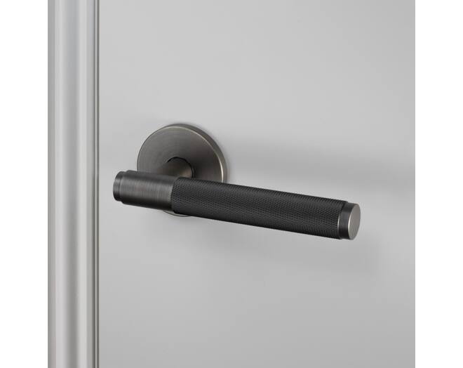 Door Handle Set/Cross/Smoked Bronze Door handle set Buster & Punch