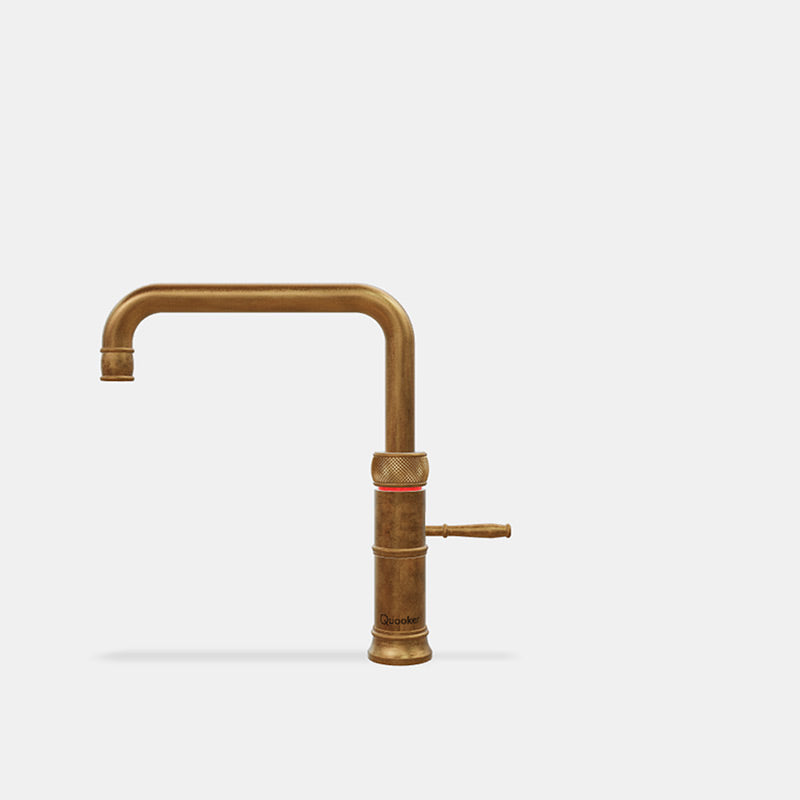Classic Fusion Square Messing Patina Tap Quooker