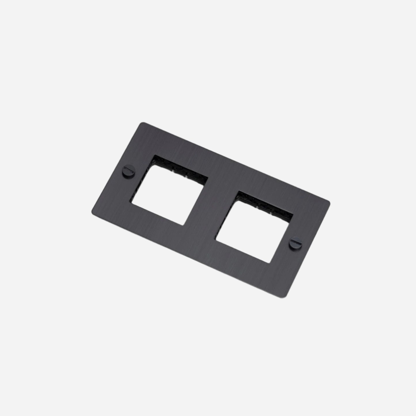 2G Wall Plate/Modules Only/Smoked Bronze Wall plate Buster & Punch