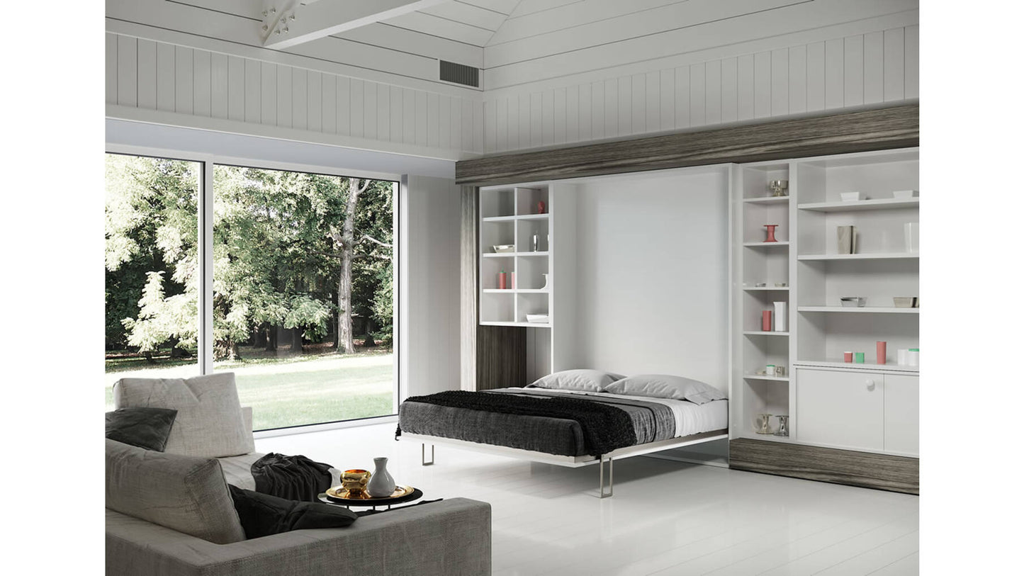 Opklapbed verticaal 143x212cm matras 140x210cm Pozzoli