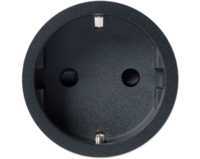 Rond 2.0 Socket F- t.less - basic black Socket module Rond