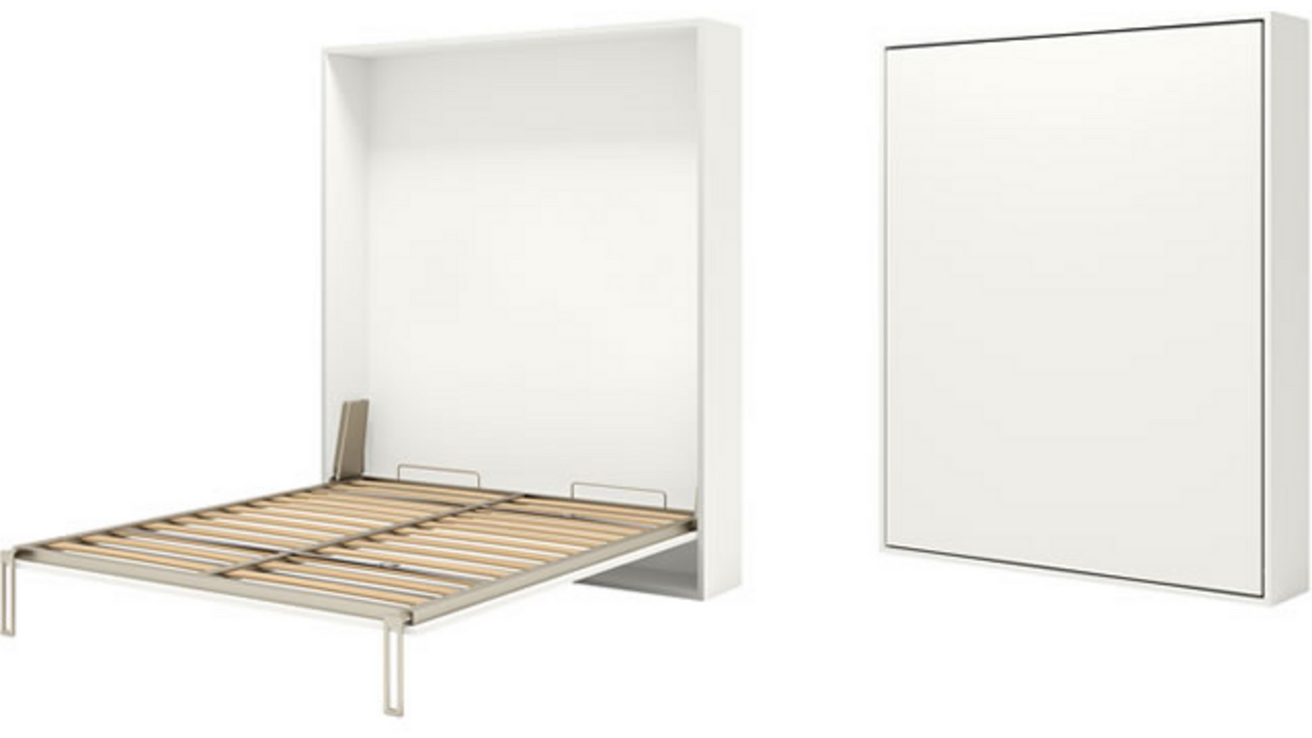 Opklapbed verticaal 83x202cm smalle naad matras 80x200cm Pozzoli