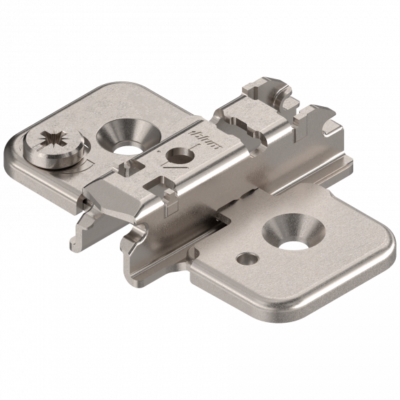 Kruismontageplaat excentrisch 3mm verdikt Blum