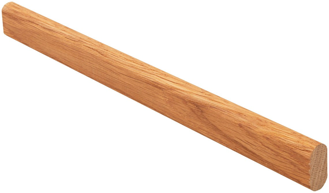 Roede 30x14mm massief eiken lengte 1015mm Hermeta