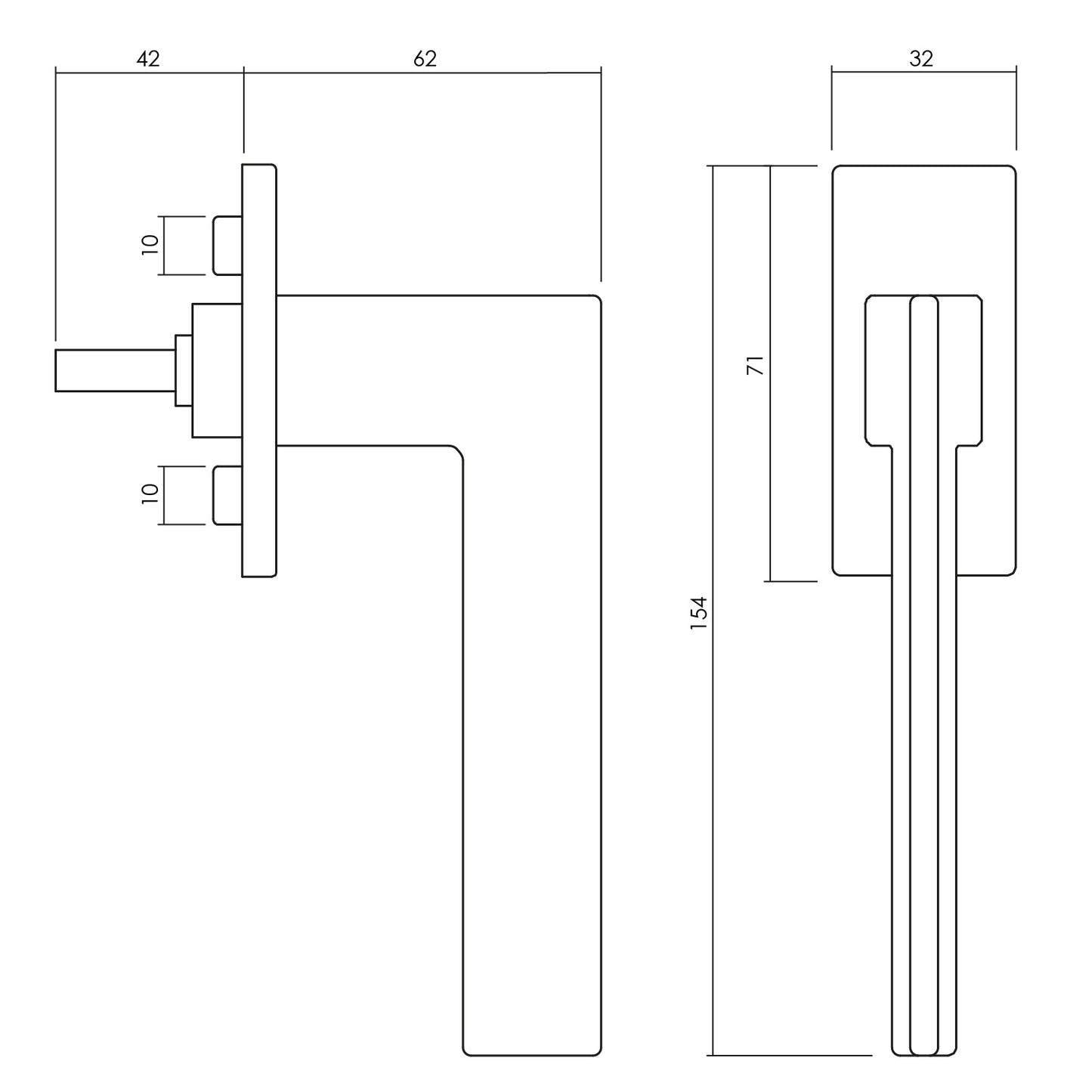 Olivari raamkruk Trend chroom Olivari