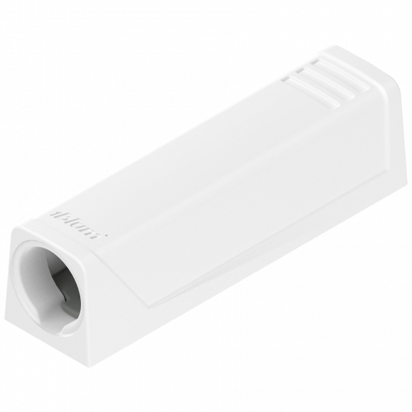 TIP-ON adapterplaat versie kort recht zijdewit Blum