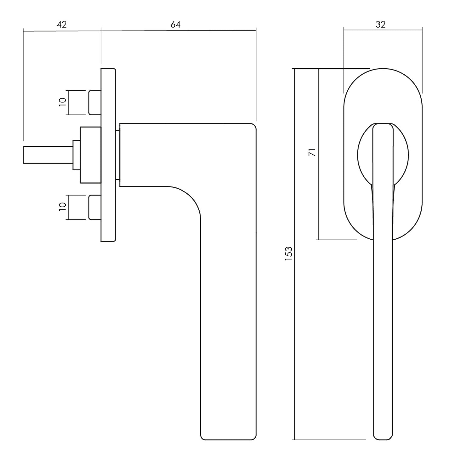 Olivari raamkruk Lotus chroom Olivari