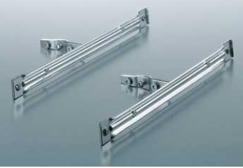 Fronthouder Dispensa zilver voor kastbreedte 150mm Bestelmeubelbeslag.nl