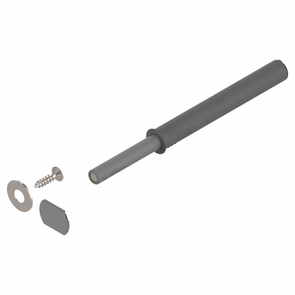 TIP-ON set versie lang grijs magneet Blum