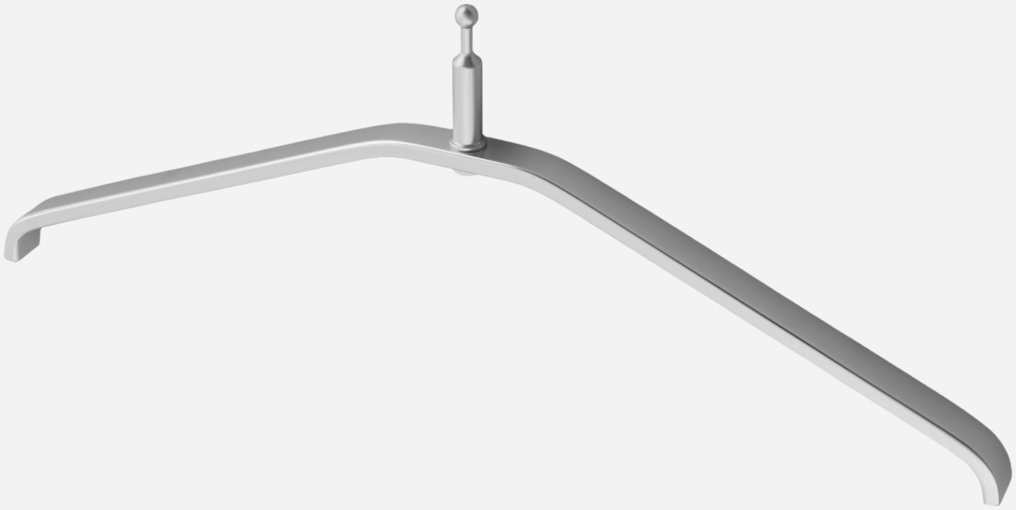 Kledinghanger (kogel) naturel Hermeta