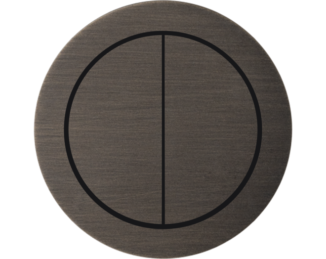 ROND 2.0 Push button 4X Switch Rond Brons donker Small Trim