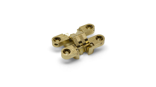 SOSS 204 PB / 13x060 mm / deurdikte ca. 19 mm / vermessingd Dulimex