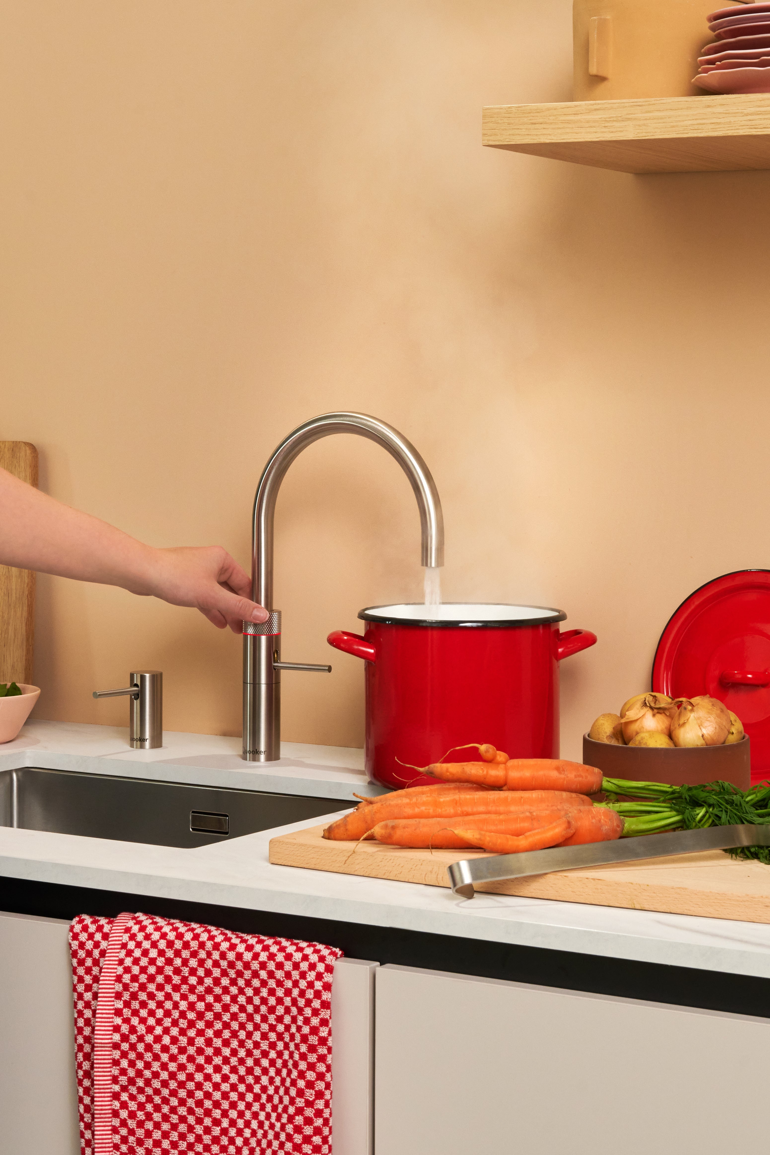 PRO3 Fusion Round RVS Tap Quooker