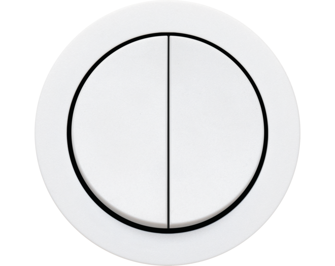ROND 2.0 Two-circuit switch Switch Rond Kunststof wit Small Trim