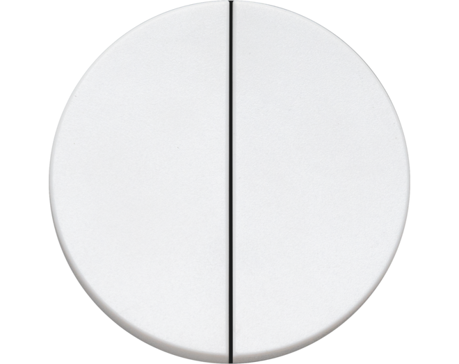 ROND 2.0 Two-circuit switch Switch Rond Kunststof wit Trimless