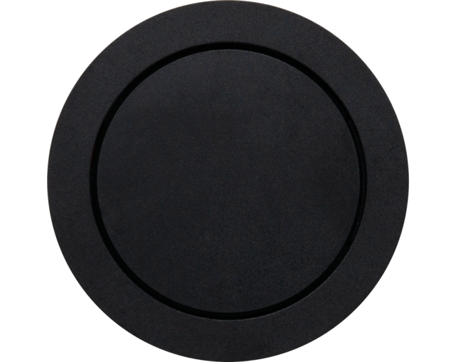 ROND 2.0 Push button 2X Switch Rond Aluminium zwart geanodiseerd Small Trim