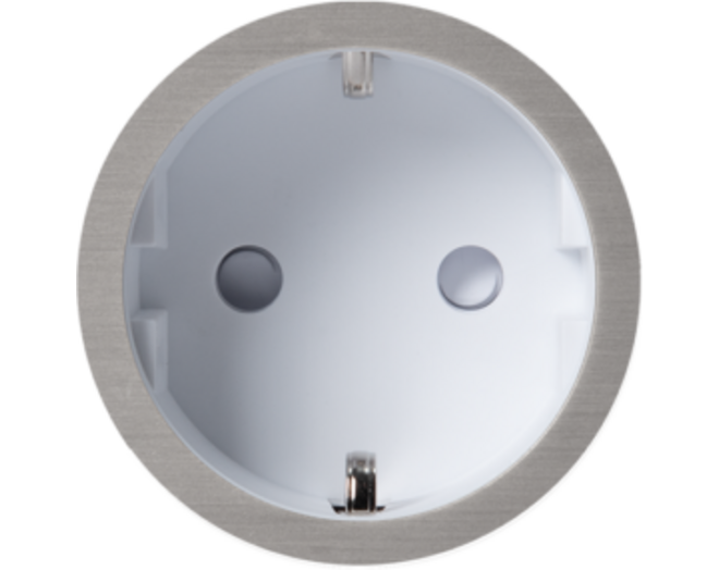 Rond 2.0 Socket F - t.less - canon de fusil light - white cu Socket module Rond