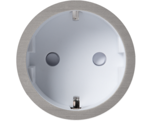 Rond 2.0 Socket F - t.less - canon de fusil light - white cu Socket module Rond