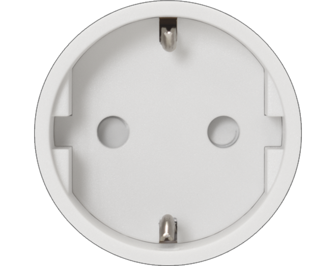 Rond 2.0 bekabeld Unifit socket type F white cup Socket module Rond