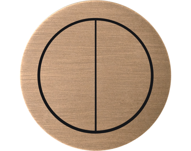ROND 2.0 Push button 4X Switch Rond Brons licht Small Trim