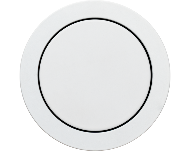 ROND 2.0 Push button 2X Switch Rond Aluminium wit Small Trim