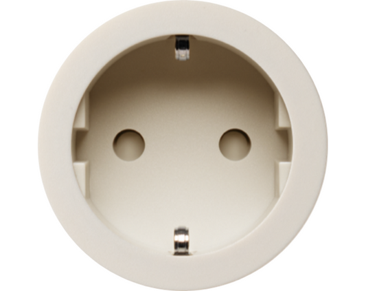 Rond 2.0 Socket F- s. trim - basic cream Socket module Rond
