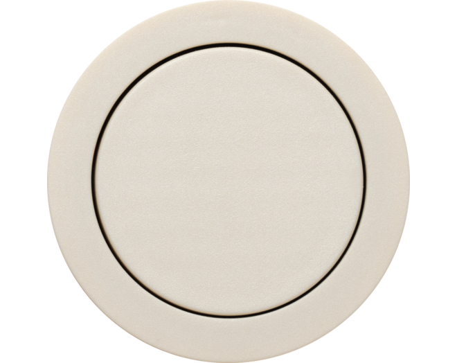 ROND 2.0 Push button 2X Switch Rond Kunststof crème Small Trim