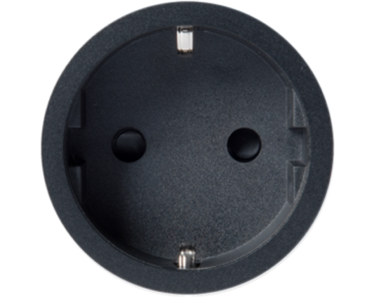 Rond 2.0 Socket F- t.less - basic black Socket module Rond