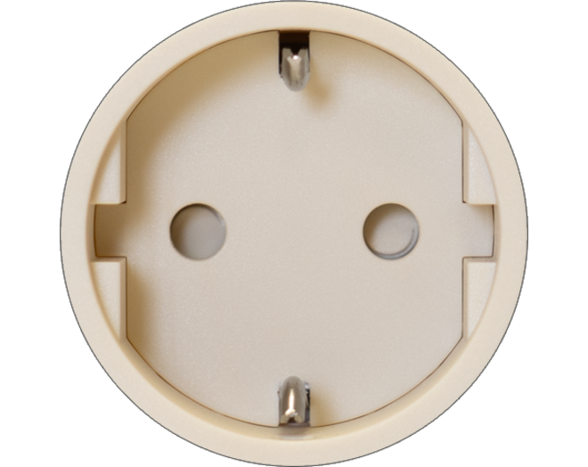 Rond 2.0 bekabeld Unifit socket type F cream cup Socket module Rond