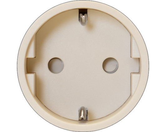 Rond 2.0 bekabeld Unifit socket type F cream cup Socket module Rond