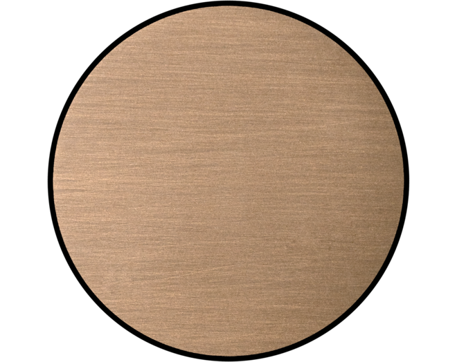ROND 2.0 Push button 2X Switch Rond Brons licht Trimless