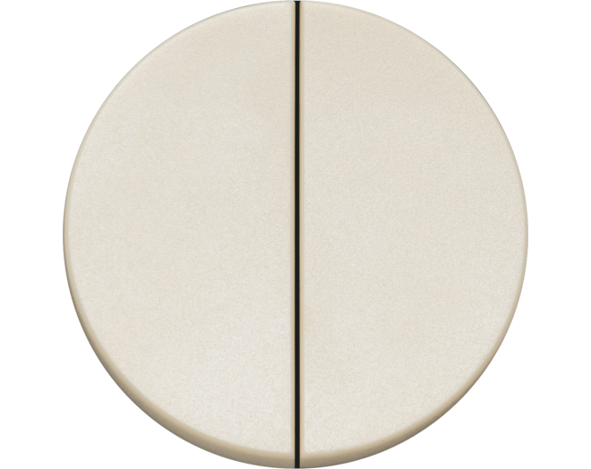 ROND 2.0 Double NO/NC Push button Switch Rond Kunststof crème Trimless