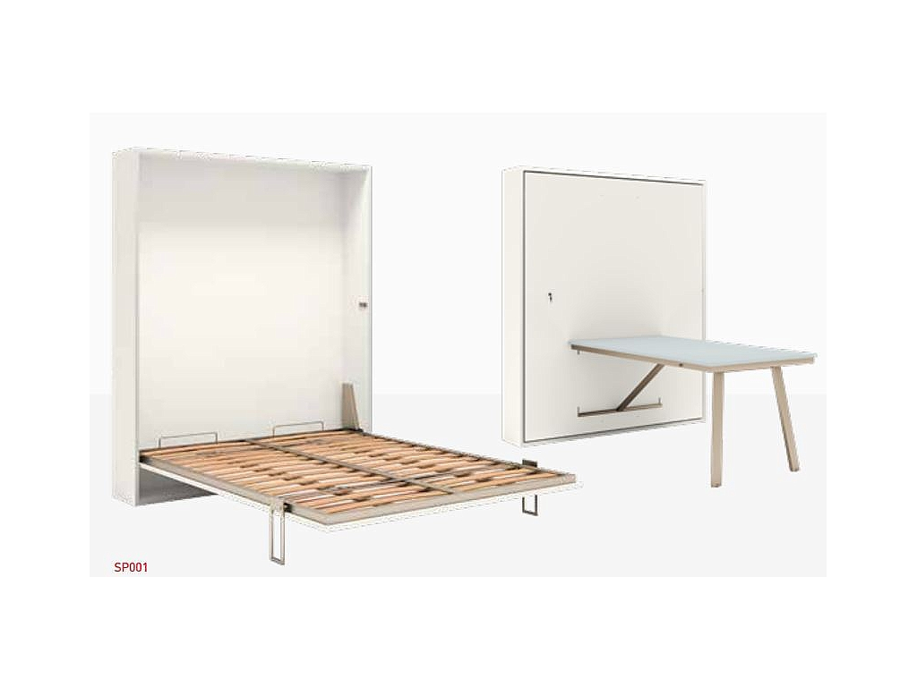 Opklapbed CLICK V met tafel SPRINT, 163x202cm  Bestelmeubelbeslag.nl   