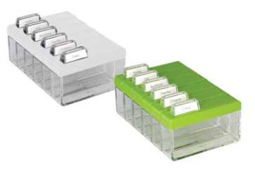 Kruidenpotten groen voor Dispensa set van 6 potjes incl.  Bestelmeubelbeslag.nl   