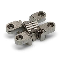SOSS 203 NP / 13x045 mm / deurdikte ca. 19 mm /vernikkeld  Dulimex