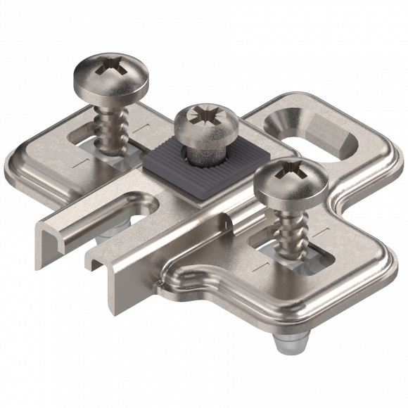 Kruismontageplaat voor koelkast scharnier EXPANDO 0.0mm  Blum