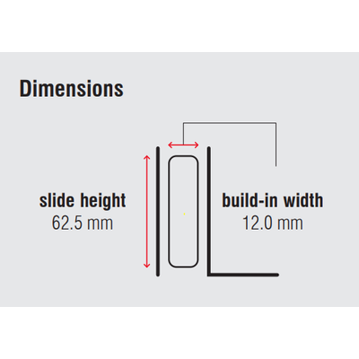 Kisch Basic ladegeleider volledig uittrekbaar lengte 550mm  Bestelmeubelbeslag.nl   