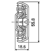 Ladegeleider ULF HD F lengte: 450mm  Thomas Regout   