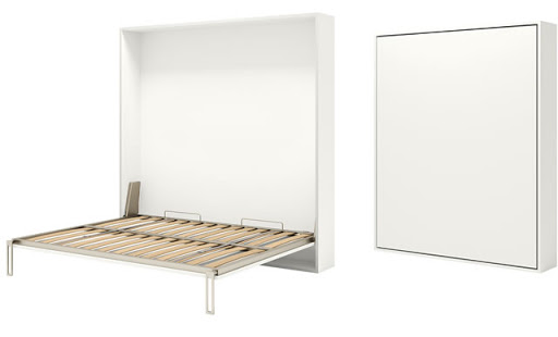 Opklapbed horizontaal V4 142x202cm smalle naad  Pozzoli