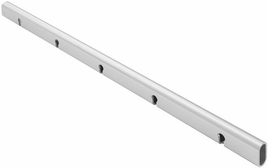 Roede 30x14mm alum naturel met uitstansingen lengte 5000mm  Hermeta   