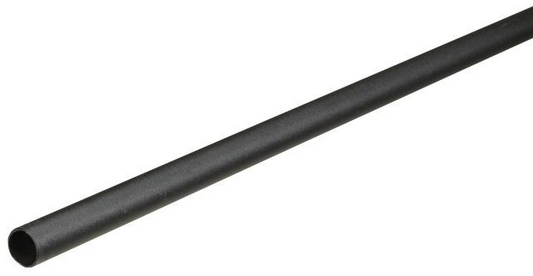 Roede diameter 25mm zwart lengte 1900mm dikte 1.0mm  Bestelmeubelbeslag.nl