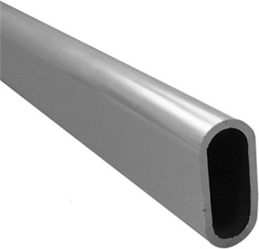 Roede 30x14mm aluminium naturel lengte 5000mm  Hermeta