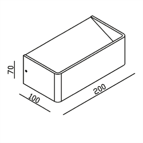 Toledo Up/down Aluminium met ingebouwde dimbare driver  Bestelmeubelbeslag.nl   