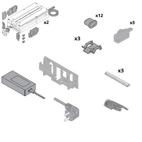 Servo-drive Flex set 2 voor koelkast of combi > 1780mm  Blum   