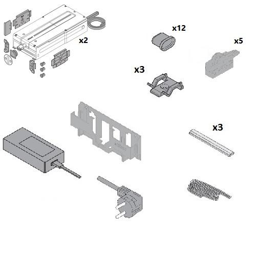 Servo-drive Flex set 2 voor koelkast of combi > 1700mm Blum