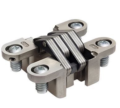 SOSS 218A NP / 28x117 mm / deurdikte ca. 40 mm vernikkeld  Dulimex