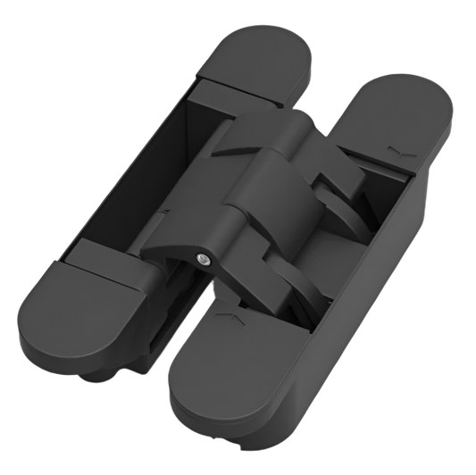 Scharnier invisible NEO-M6 pek zwart VE=9  Arlu